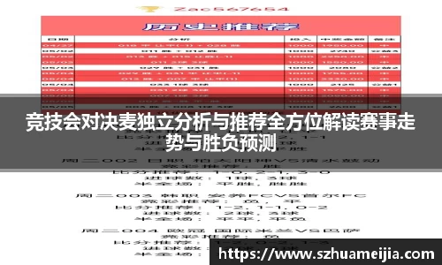 竞技会对决麦独立分析与推荐全方位解读赛事走势与胜负预测